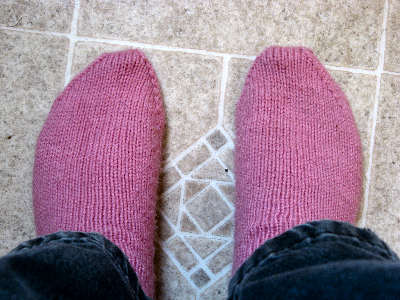 pink socks