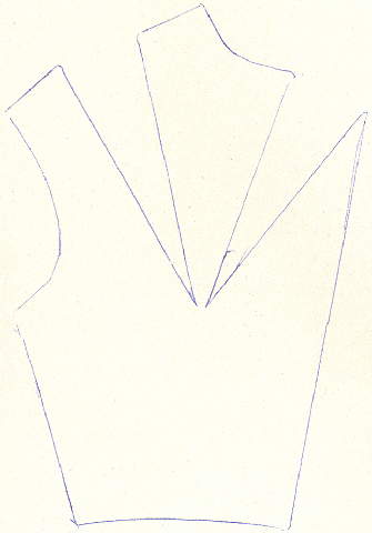 two vertical darts