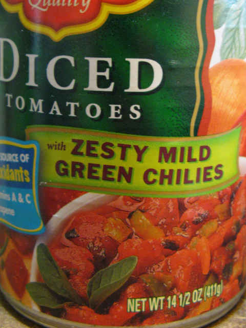 Closer look at the can